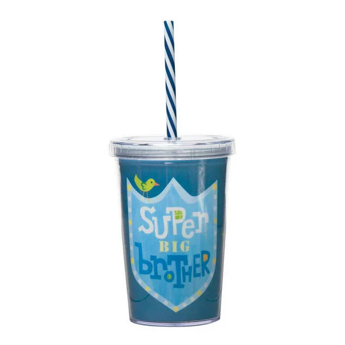 Big Brother Insulated Tumbler with Straw