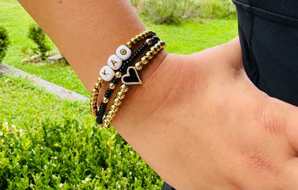 Kappa Alpha Theta Love Stack Bracelet Set