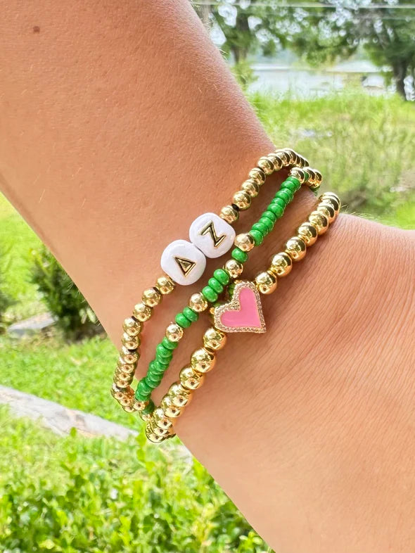 Delta Zeta Love Stack Bracelet Set