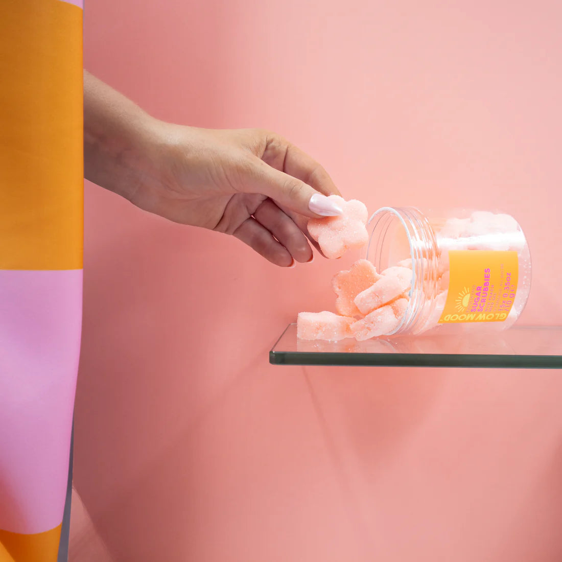 Glow Mood Day Exfoliating Sugar Scrubbies