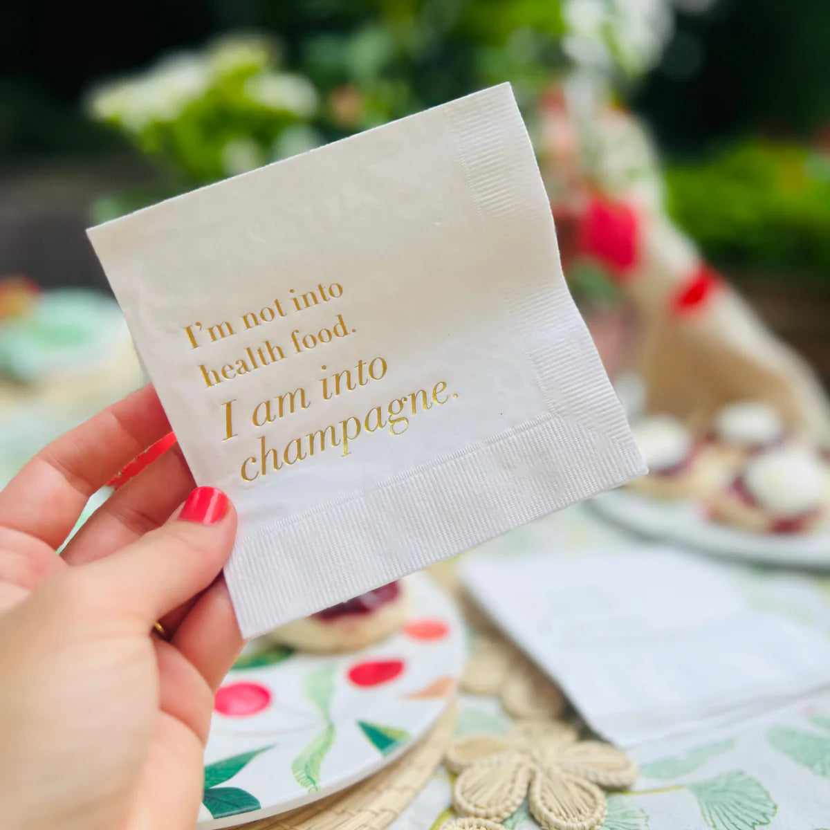 I Am Into Champagne Cocktail Napkins