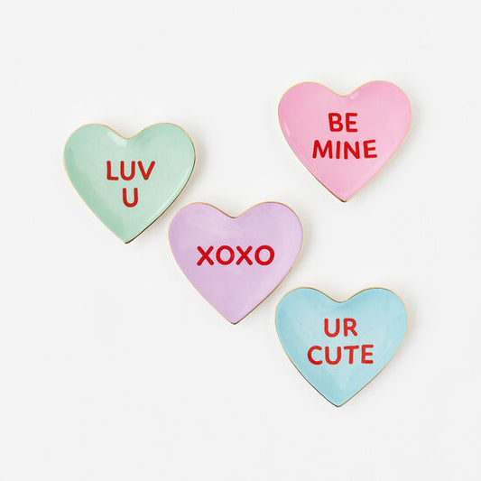 Ceramic Candy Heart Dish (Multiple Colors Available)