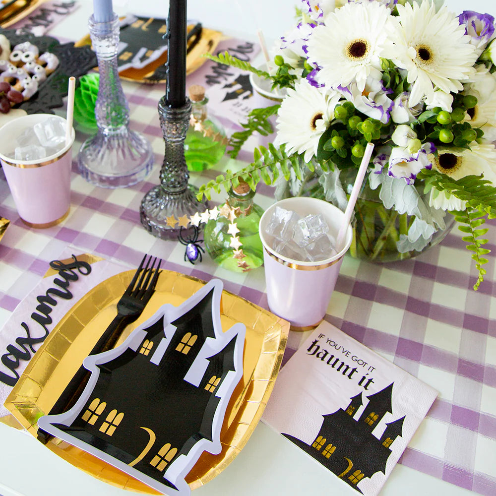 Haunted House Dessert Plates