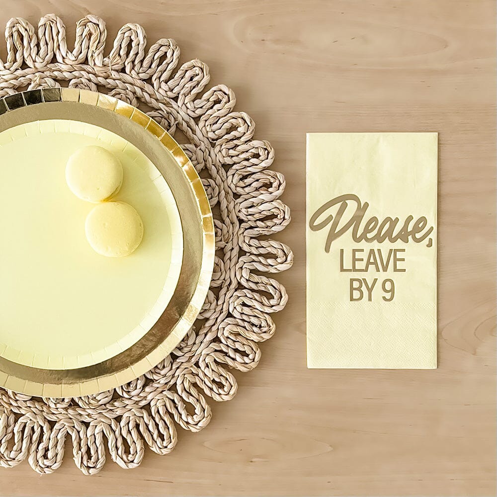 Please Leave by Nine Guest Napkins
