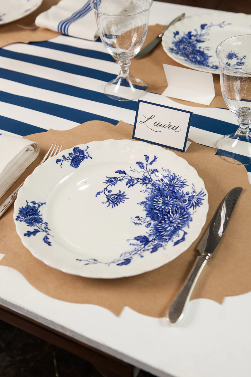 Navy Frame Place Cards