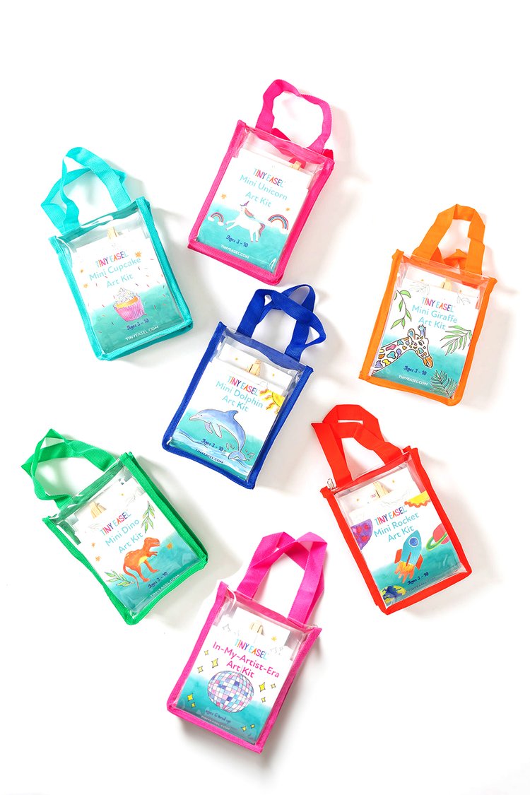 Tiny Easel Mini Lizard Art Kit