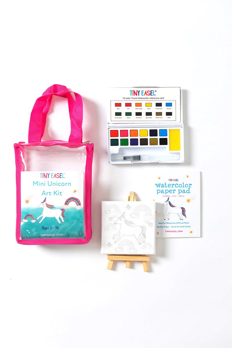 Tiny Easel Mini Unicorn Art Kit
