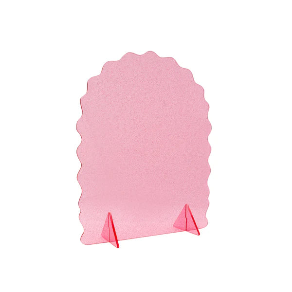 Pink Sparkly Acrylic Letter Board