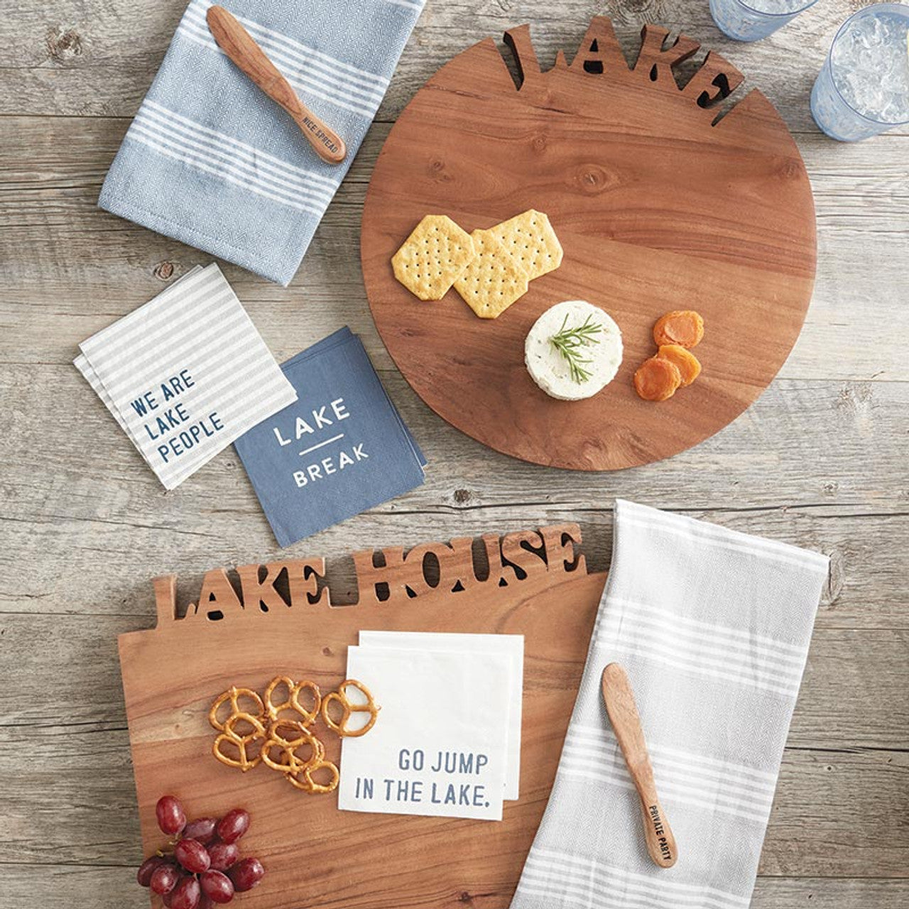 We Are Lake People Cocktail Napkins