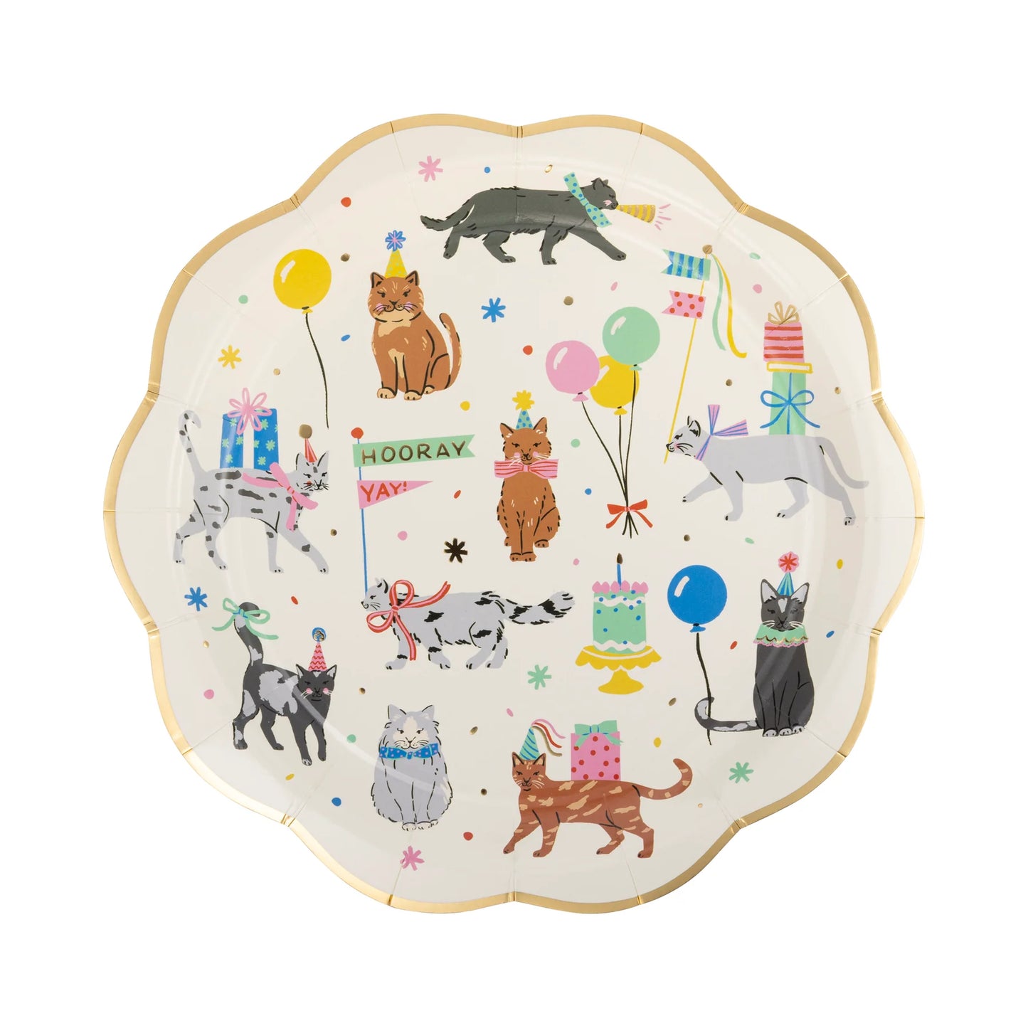Cat Party Plates