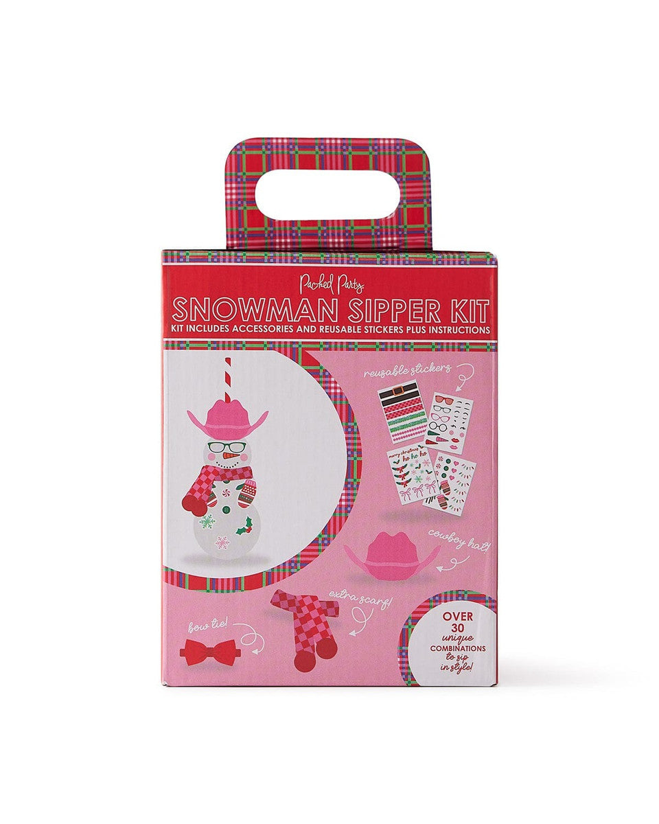 Snowman Sipper & Customizable Accessories