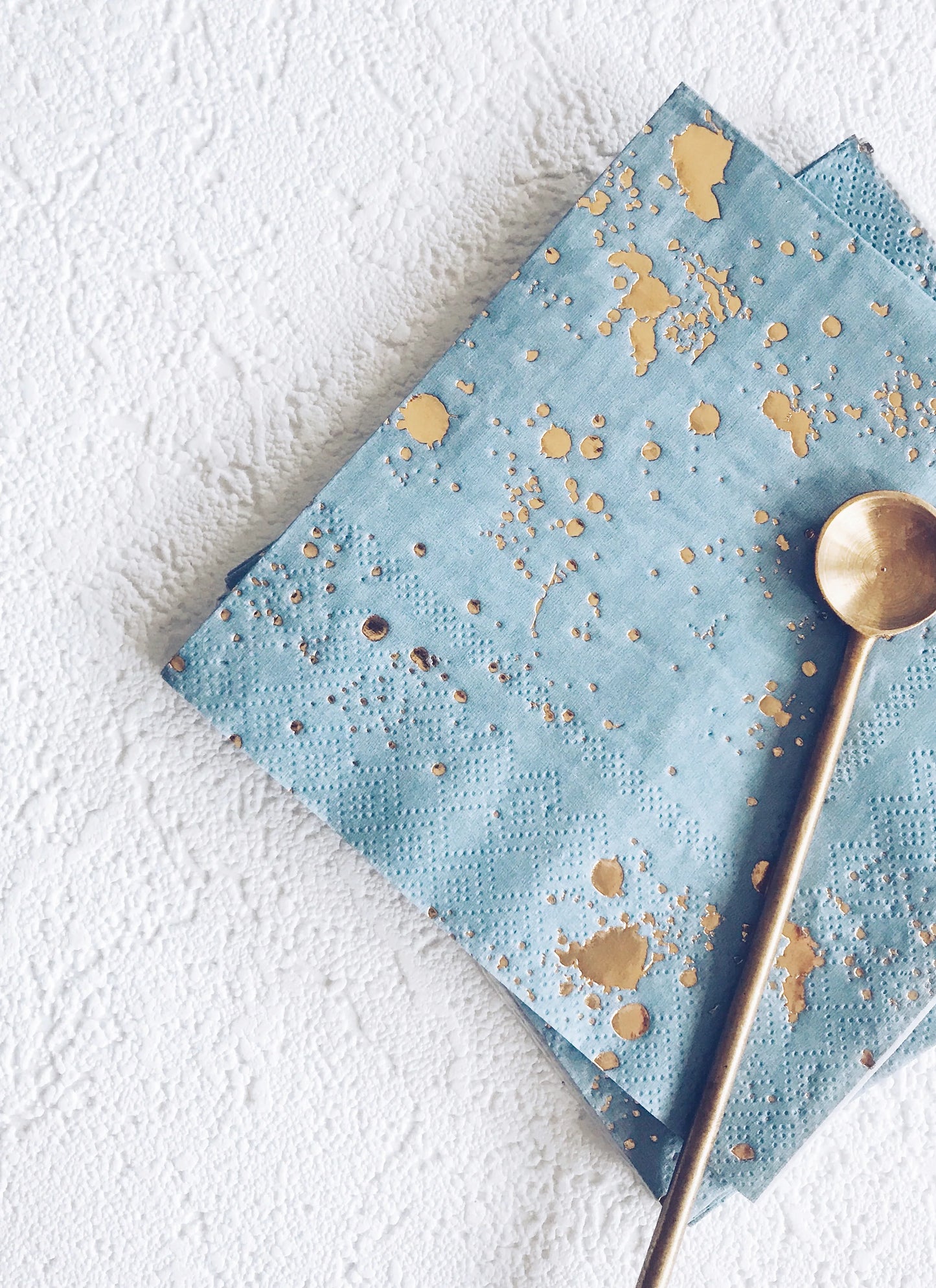 Malibu Coastal Blue Lunch Napkins