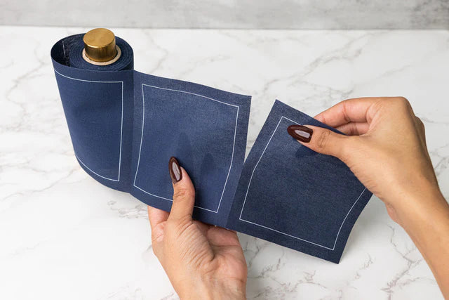 Midnight City Cotton Cocktail Napkin Roll
