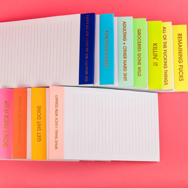 "Groceries Gone Wild" Lined Notepad