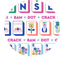 Mahjong Stemless Wine Cup (12oz) PRE-ORDER (Expected Ship Date: Mid-June)