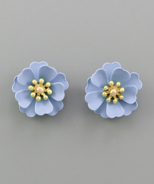 Periwinkle Flower Studs