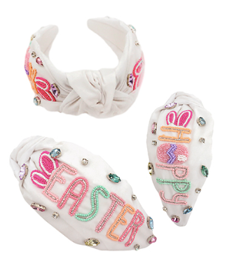 Easter Seed Bead Headband