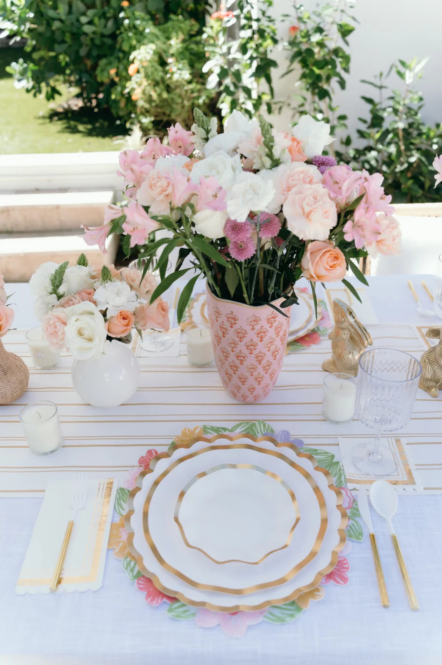 Everyday White Wavy Charger Plate