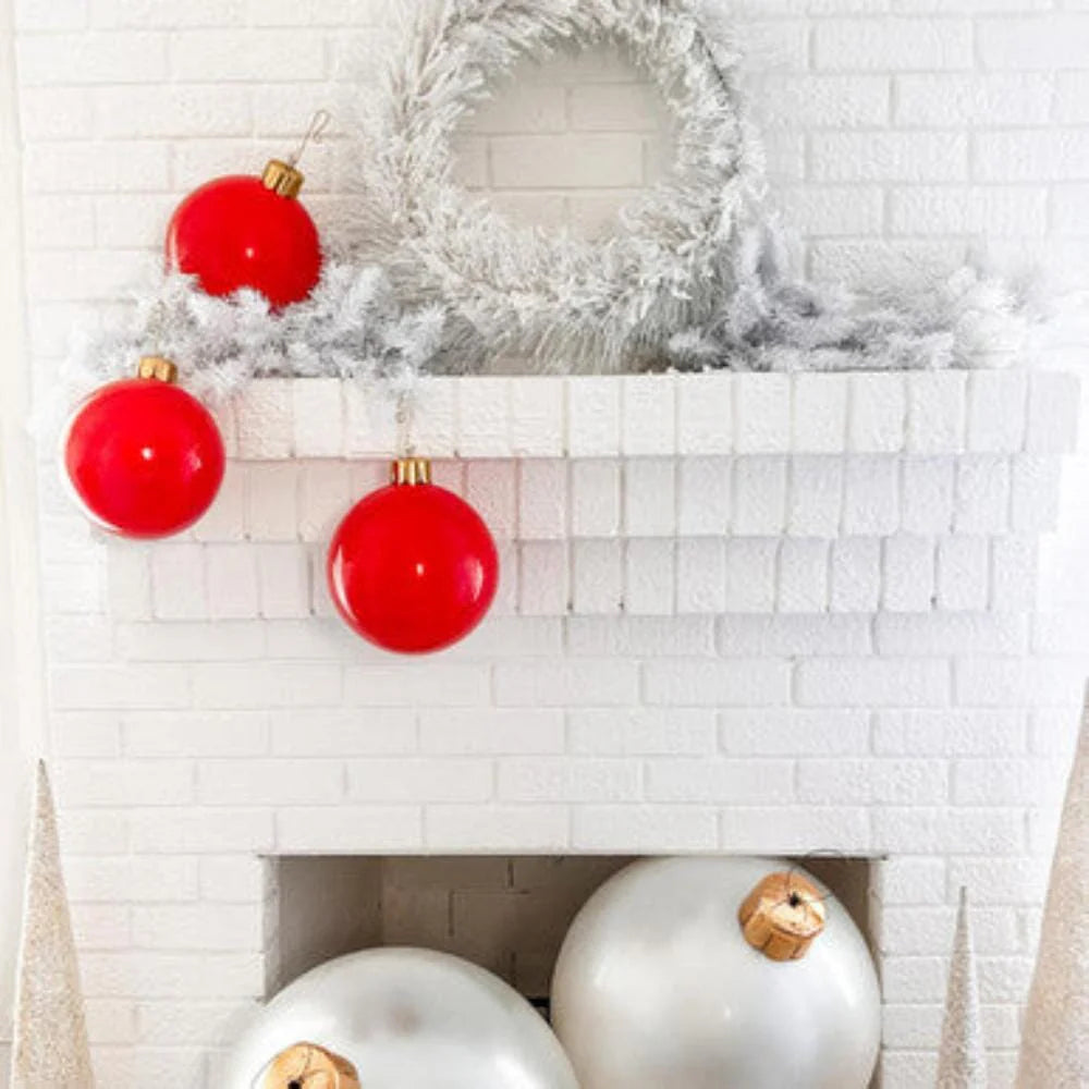 Mini (8") Pearl White Holiball Trio