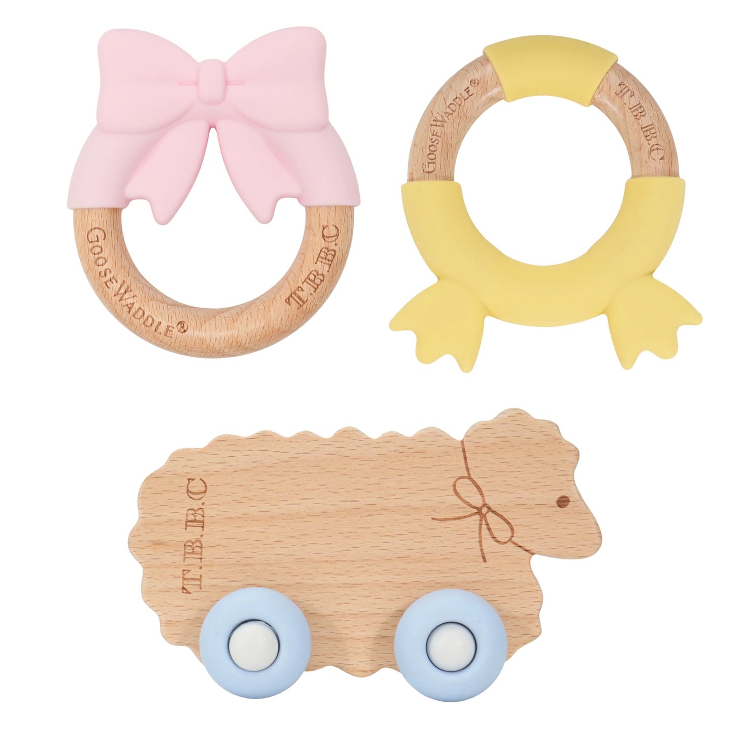 Yellow Duck Feet Teether