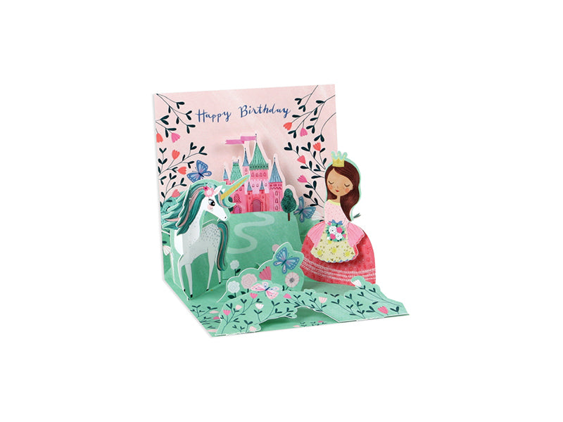 Trinkets 3D Card: Princess and Dragon