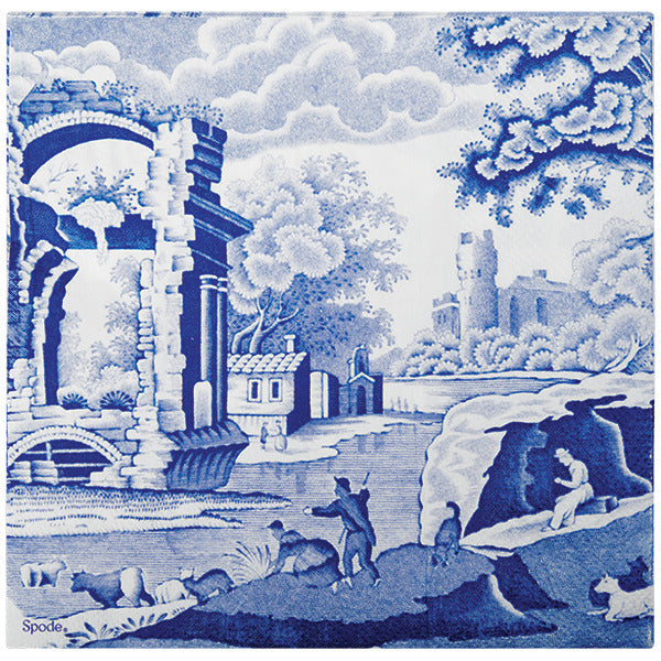 Spode Blue Italia Lunch Napkins