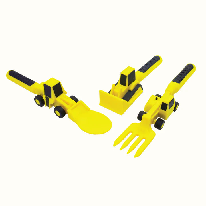 Yellow Construction Utensil Set