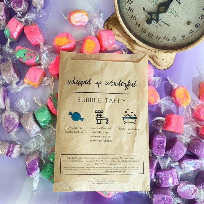 Pink Grapefruit Bubble Bath Taffy