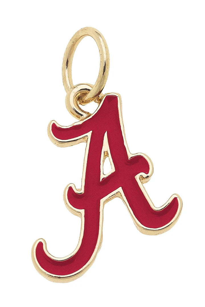 Alabama Crimson Tide Enamel Logo Charm