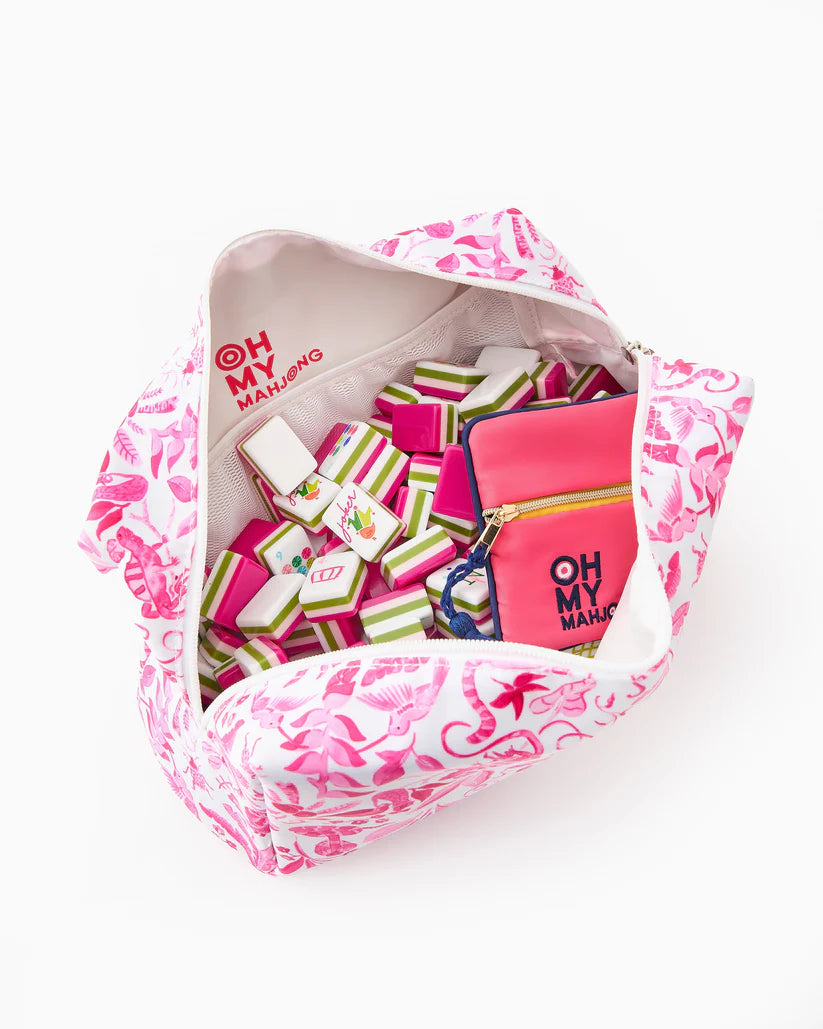 Amazon Pink Tile Storage Bag x Catherine Cartie Collab