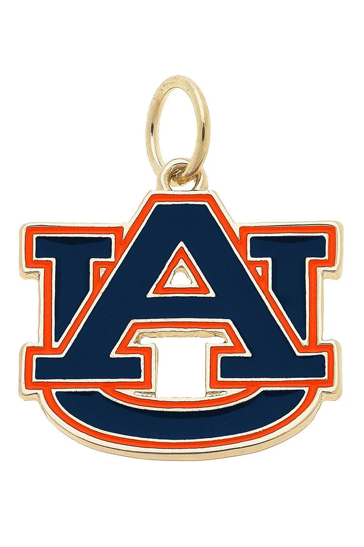 Auburn Tigers Enamel Logo Charm