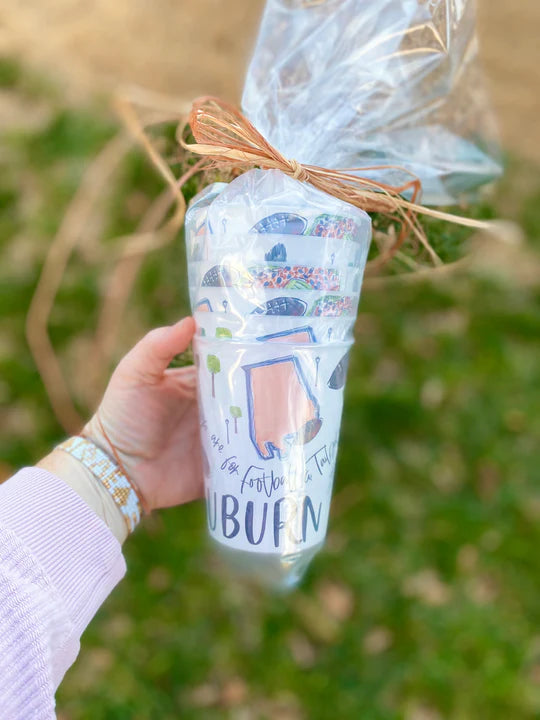 Auburn Reusable Party Cups (Set of 6)