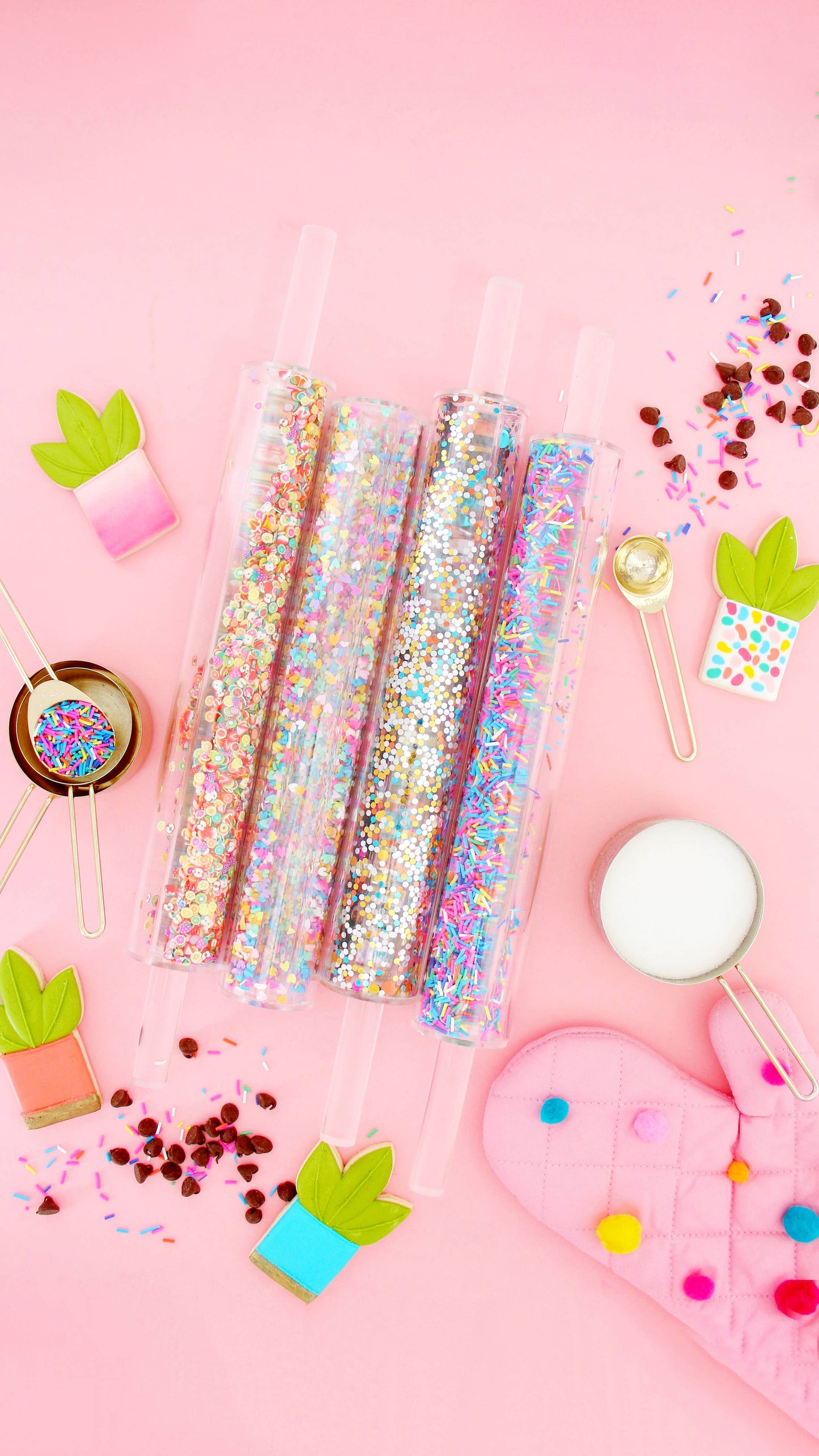 Sprinkle-Filled Rolling Pin
