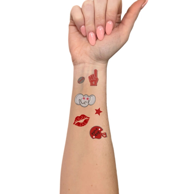 Bama Tailgate Temporary Tattoos