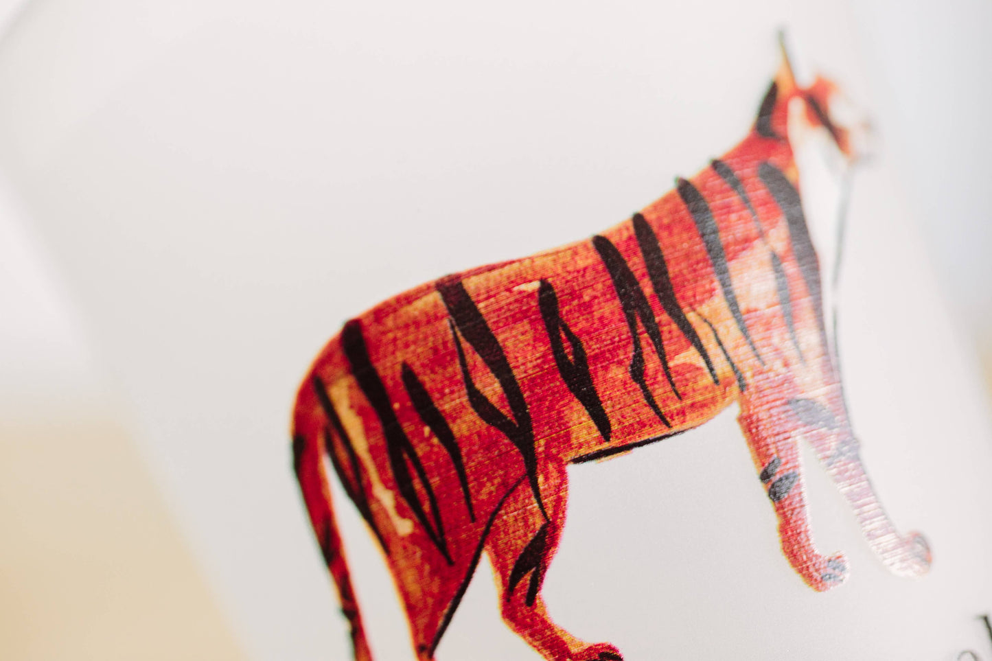 Set of 6 Reusable Cups: Party Animal Tiger