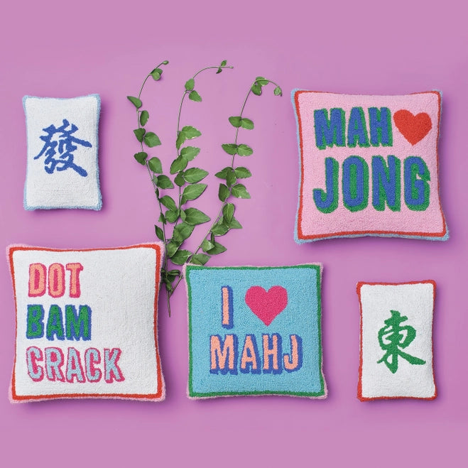 Dot Bam Crack Hook Pillow