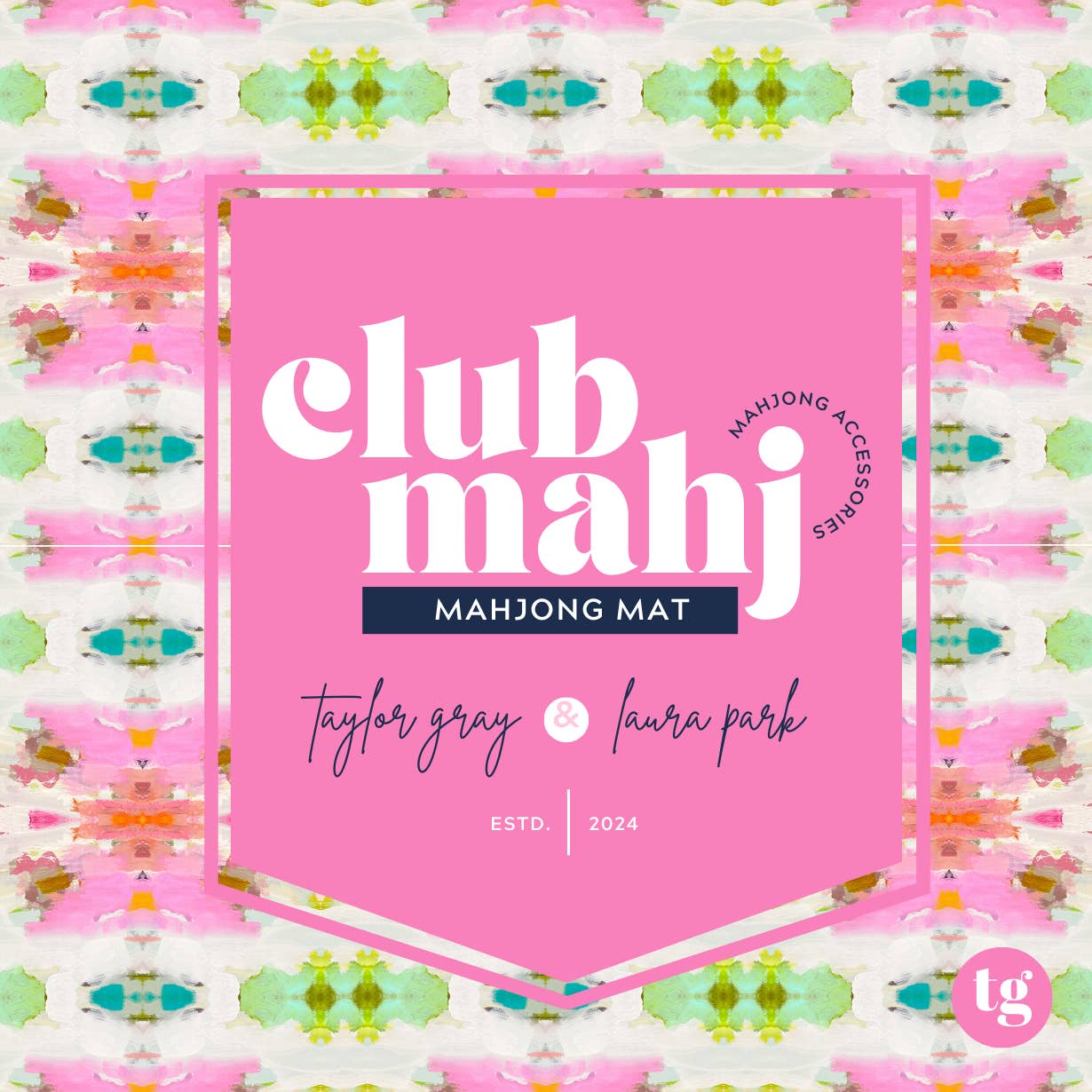 Laura Park "Giverny" Mahjong Mat