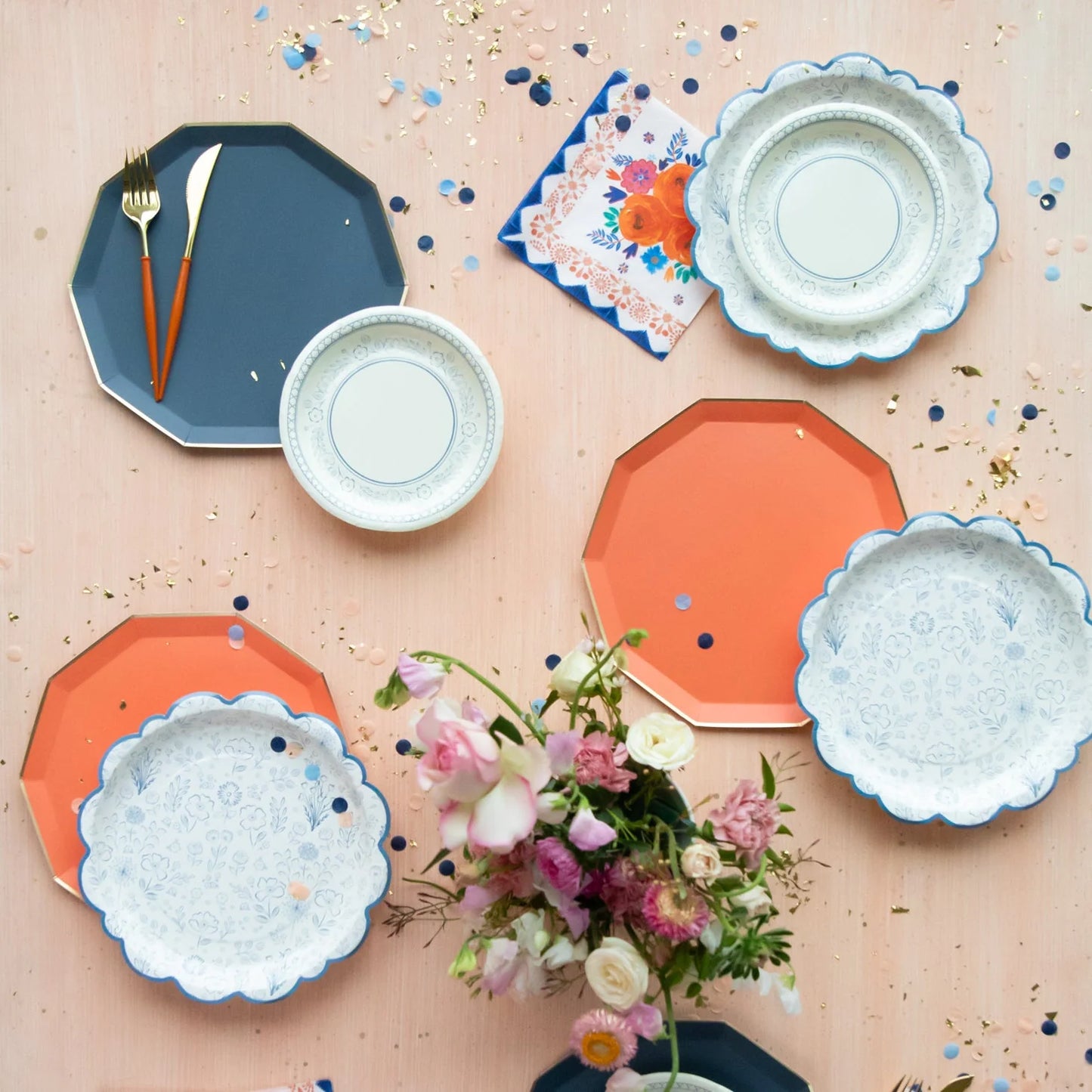 Midnight Blue Premium Dinner Plates