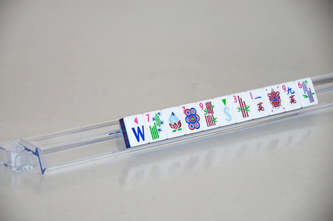 Clear Acrylic Mahjong Rack and Pusher Set