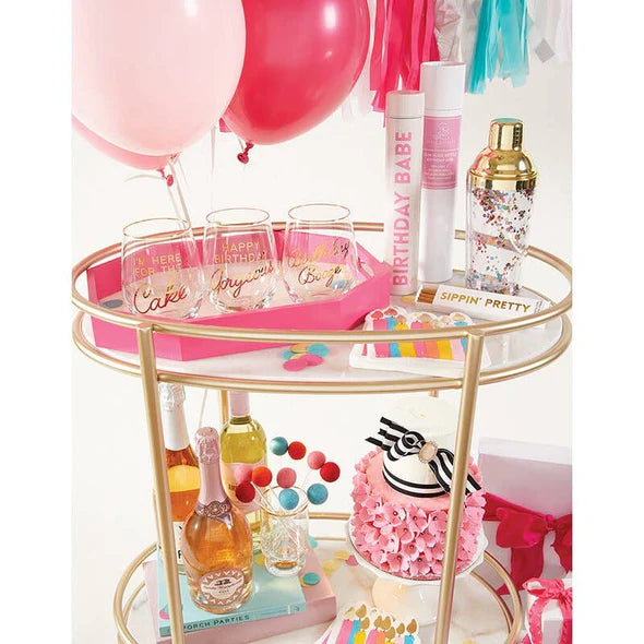 Gold Confeti Cocktail Shaker