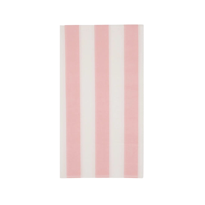 Petal Pink Cabana Stripe Guest Towels
