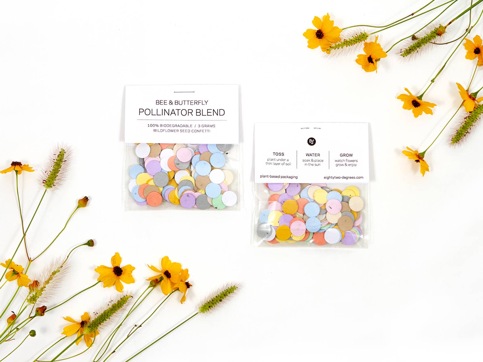 wildflower seed confetti Multi Colored Wildflower Seed Confetti