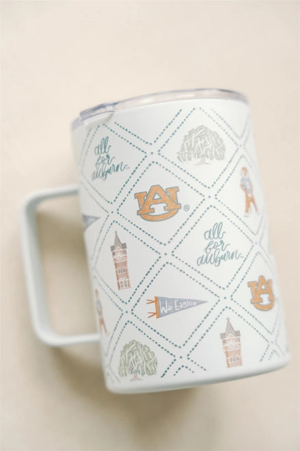 16 oz. Insulated Auburn University Mug  Pop & Pour Party Co