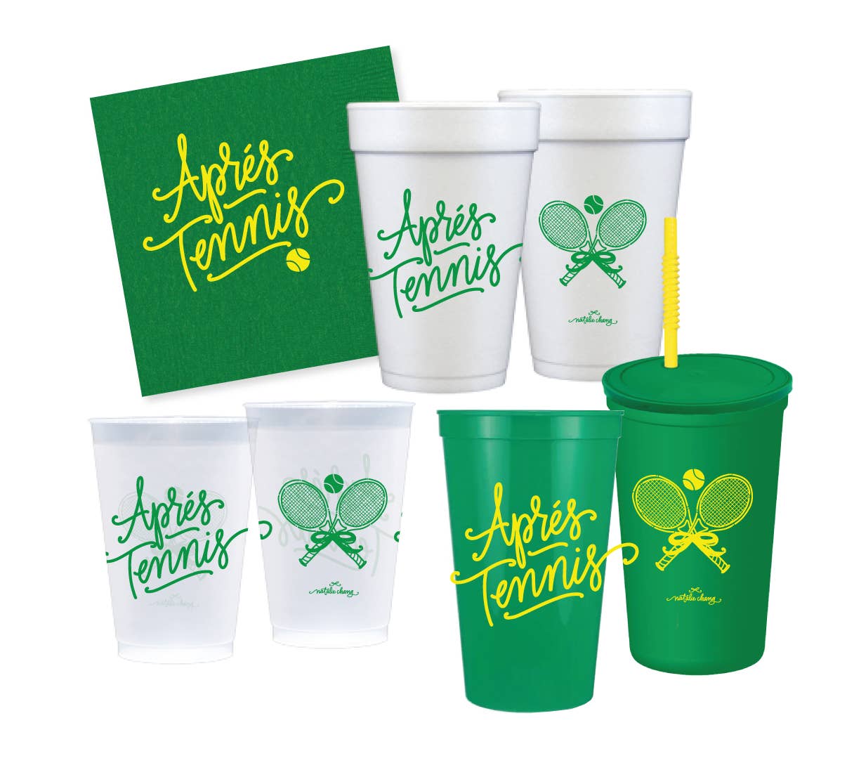 Aprés Tennis Cocktail Napkins