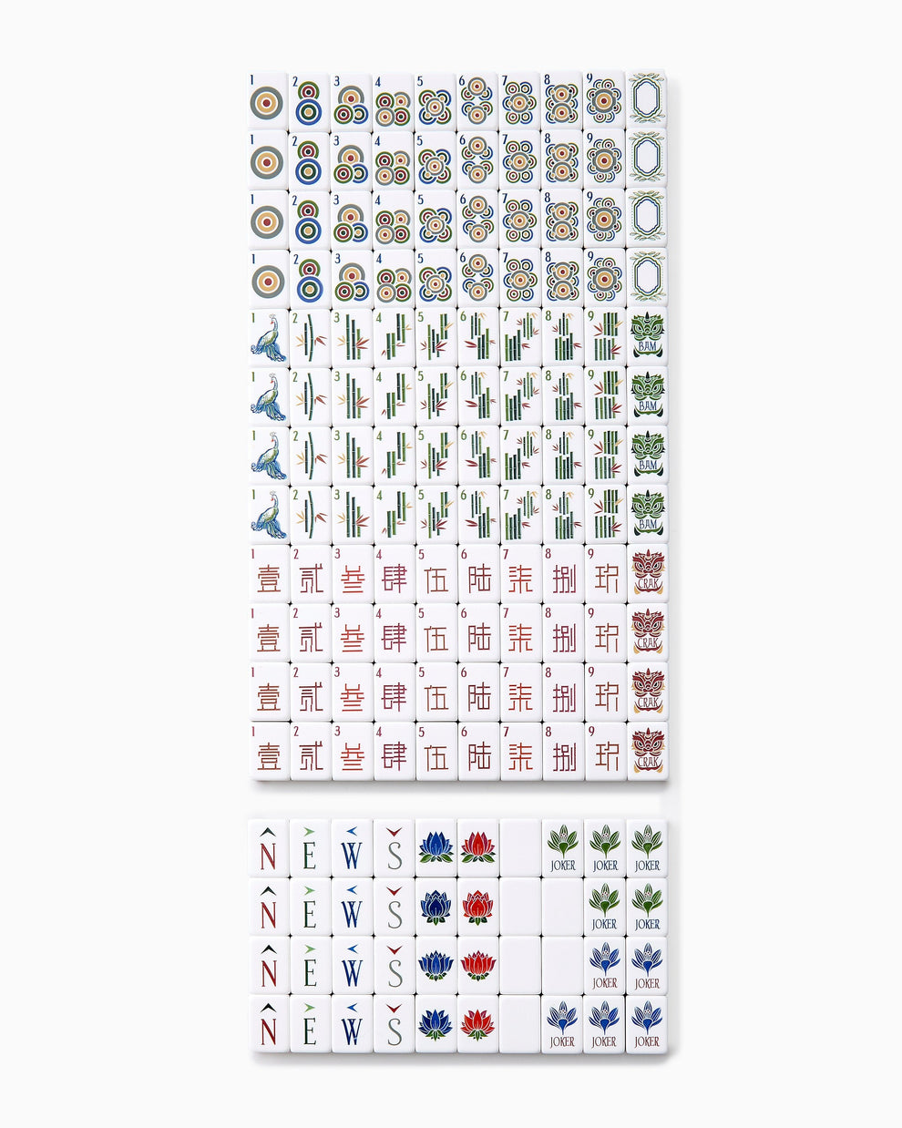 Heritage Mahjong Tile Set