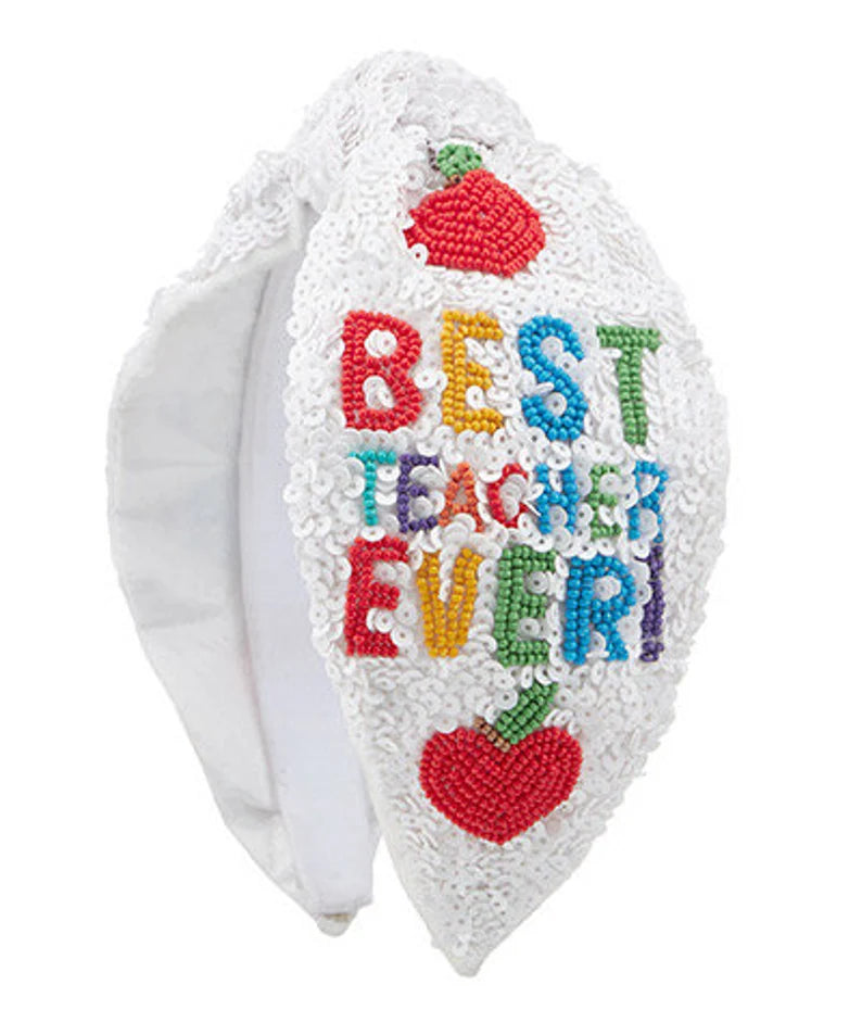 Teacher Beaded Headband