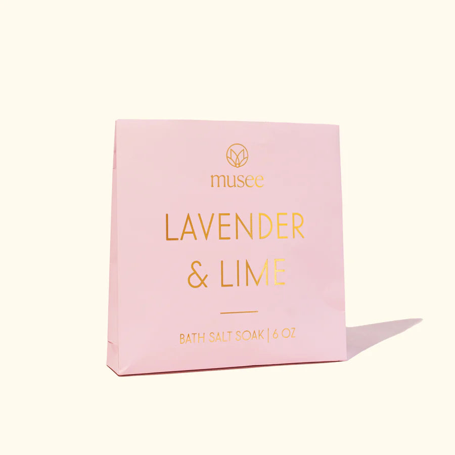 Lavender & Lime Mini Bath Salt Soak