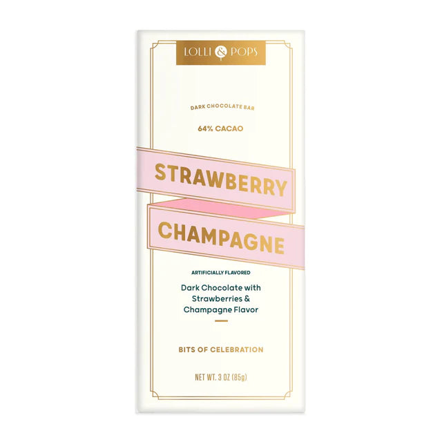 Strawberry Champagne Chocolate Bar