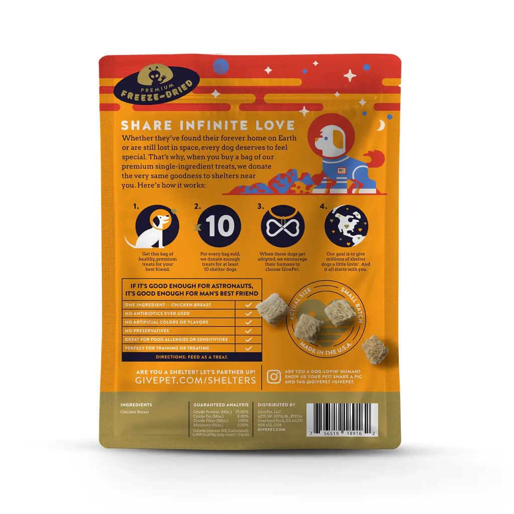Mars Rover Freeze-Dried Dog Treats (3oz)