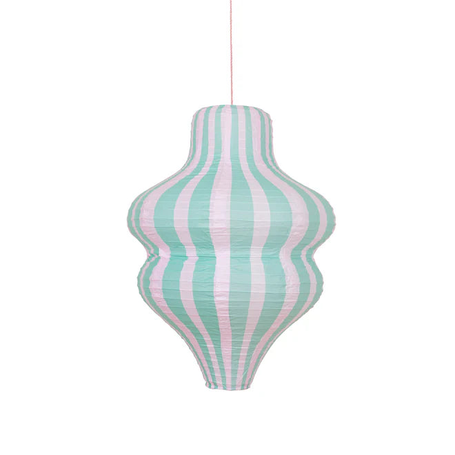 Stripy Paper Lanterns Set